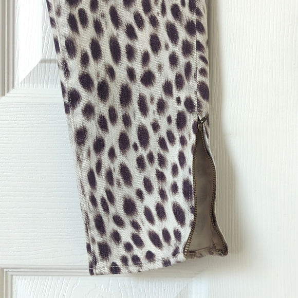 Denim & Supply Ralph Lauren Cheetah Print Mid Rise Ankle Cropped Skinny Jeans 31 - Picture 16 of 16